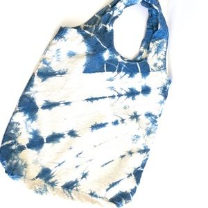 Cute Tie Dye Canvas Shoulder Bag Tote 🦋
